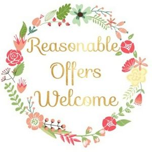 Reasonable offers welcome!